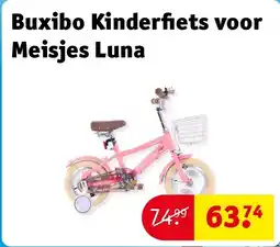 Kruidvat Buxibo Kinderfiets voor Meisjes Luna aanbieding