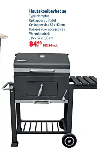 Makro Houtskoolbarbecue aanbieding