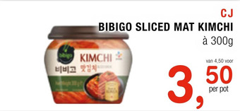 Amazing Oriëntal Cj Bibigo Sliced Mat Kimchi aanbieding