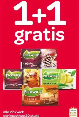 Spar alle Pickwick eenkopsthee aanbieding