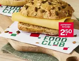 Spar pompoen- broodje aanbieding