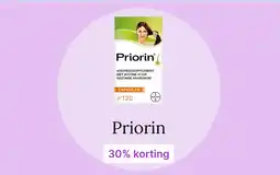 De Online Drogist Priorin 30% korting aanbieding