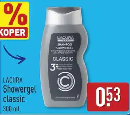 ALDI Lacura showergel classic aanbieding