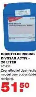 De Boer Drachten Borstelreiniging divosan activ - 20 Liter aanbieding