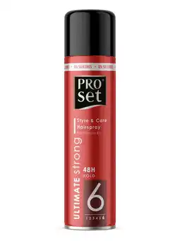 De Online Drogist Proset Style & Care Ultimate Strong 6 Haarspray 300ML aanbieding
