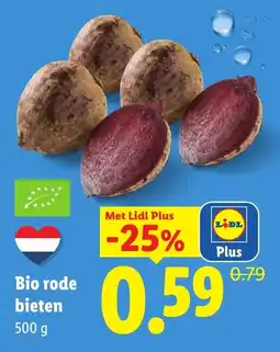 Lidl Bio rode bieten aanbieding