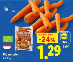 Lidl Bio wortelen aanbieding