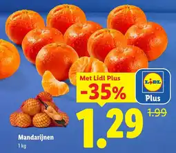 Lidl Mandarijnen aanbieding