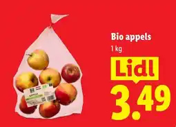 Lidl Bio appels aanbieding