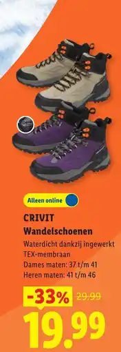 Lidl Crivit Wandelschoenen aanbieding