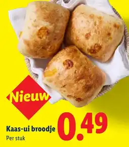 Lidl Kaas-ui broodje aanbieding