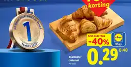 Lidl Roomboter-croissant aanbieding