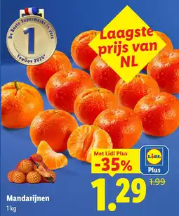 Lidl Mandarijnen aanbieding