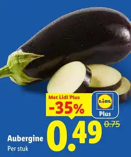 Lidl Aubergine aanbieding