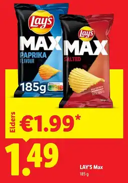 Lidl Lay's Max aanbieding
