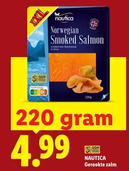 Lidl Nautica Gerookte zalm aanbieding