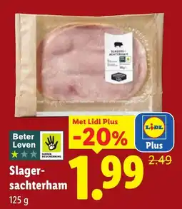 Lidl Slager-sachterham aanbieding