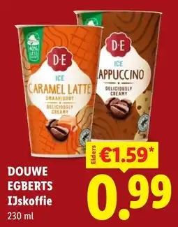 Lidl Douwe Egberts IJskoffie aanbieding