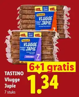 Lidl Tastino Vlugge Japie aanbieding