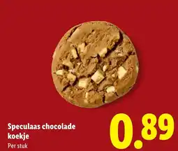 Lidl Speculaas chocolade koekje aanbieding