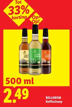 Lidl Bellarom Koffiesiroop aanbieding