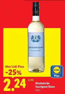 Lidl Alcoholvrije Sauvignon Blanc aanbieding