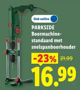 Lidl Parkside Boormachine-standaard met snelspanboorhouders aanbieding