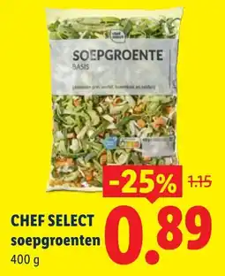 Lidl Chef Select soepgroenten aanbieding