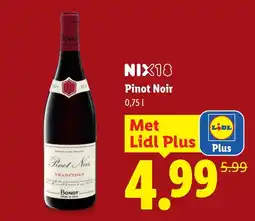 Lidl Bonot Pinot Noir aanbieding