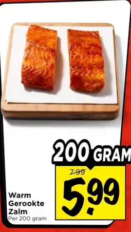Vomar Voordeelmarkt Warm gerookte zalm aanbieding