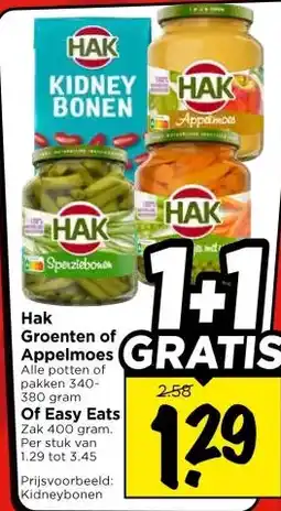 Vomar Voordeelmarkt Hak groenten of appelmoes aanbieding