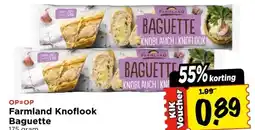 Vomar Voordeelmarkt Farmland Knoflook Baguette aanbieding