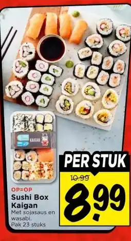 Vomar Voordeelmarkt Sushi box kaigan aanbieding