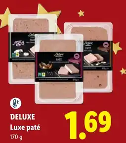 Lidl Deluxe Luxe paté aanbieding