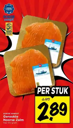 Vomar Voordeelmarkt Goede vangst gerookte noorse zalm aanbieding