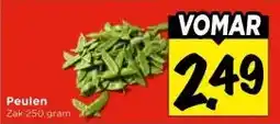 Vomar Voordeelmarkt Peulen aanbieding