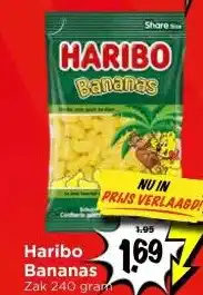 Vomar Voordeelmarkt Haribo bananas aanbieding
