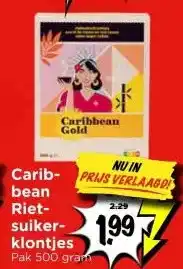 Vomar Voordeelmarkt Caribbean rietsuikerklontjes aanbieding