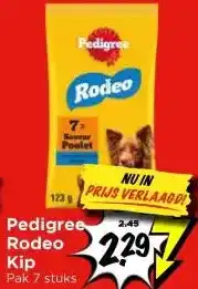Vomar Voordeelmarkt Pedigree rodeo kip aanbieding
