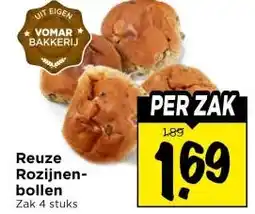 Vomar Voordeelmarkt Reuze rozijnenbollen aanbieding