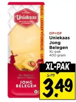 Vomar Voordeelmarkt Uniekaas jong belegen aanbieding