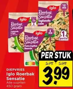 Vomar Voordeelmarkt Iglo Roerbak Sensatie aanbieding