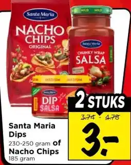 Vomar Voordeelmarkt Santa maria dips aanbieding