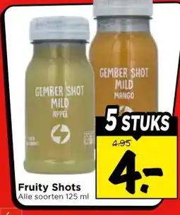 Vomar Voordeelmarkt Fruity shots aanbieding