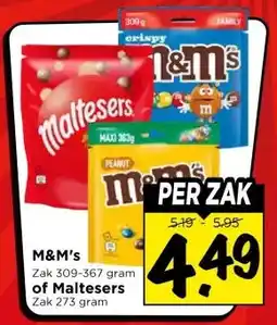 Vomar Voordeelmarkt M&m's aanbieding