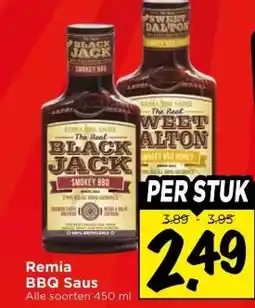 Vomar Voordeelmarkt Remia bbq saus aanbieding