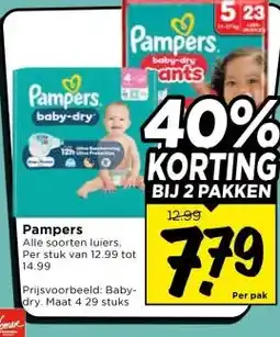 Vomar Voordeelmarkt Pampers aanbieding