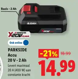 Lidl Parkside Accu aanbieding
