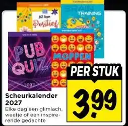 Vomar Voordeelmarkt Scheurkalender 2027 aanbieding