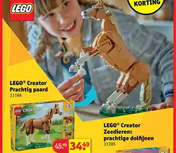 Kruidvat LEGO Creator Prachtig paard aanbieding